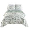 Donna Sharp Botanical Cotton Quilted Bedding Set - 2 -Piece Twin Size Quilt Set - Includes 1 Quilt and 1 Pillow Sham - Machine Washable dcor Themes view 2
