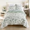 Donna Sharp Botanical Cotton Quilted Bedding Set - 2 -Piece Twin Size Quilt Set - Includes 1 Quilt and 1 Pillow Sham - Machine Washable dcor Themes view 4