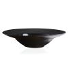8.8inches / 8.4 Oz Pasta Bowls Wide Rim Bowl Soup Bowls 1Pc/2Pcs Set, Glossy Black (Size : 2pcs) view 1