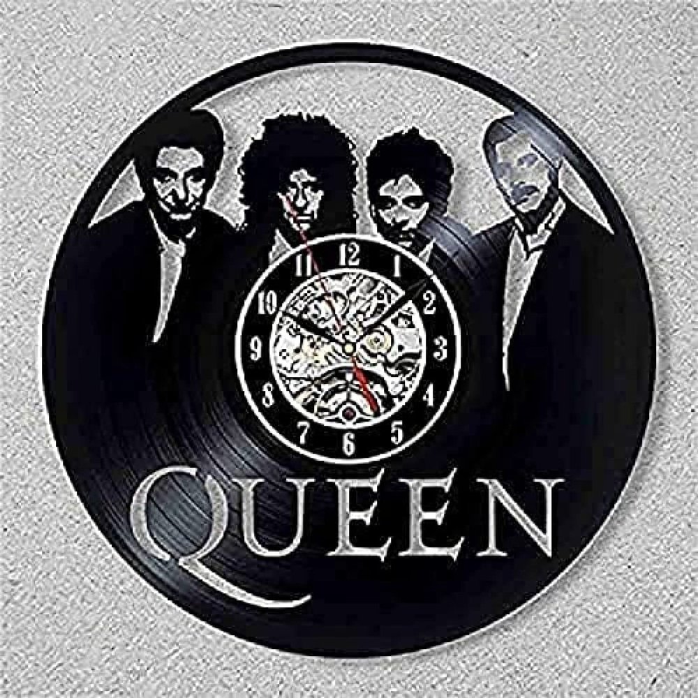 Wall Clock Without Ticking Sound Wall Clock Rock Band Wall Clock Classical Music Theme Vinyl Record Clock Home Decoration for Musicians