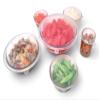 6 Pcs Silicone Food Covers Reusable Reusable Bowl Covers. Bowl Covers and Food Stretch Lids. Stretchable Reusable Universal Silicone Lids. Eco Friendly Economize Reduce Waste With Silicone Can Cover view 1