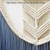 QQXX Macrame Boho Wall Hanging Decor,Handmade Woven Cotton Chic Tapestry with Long Tassel,Large Craft Wall Decor for Dorm Home Bedroom Apartment Room Decoration(35x65cm(13.8x25.6in), Gray) view 4