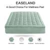 EASELAND Full Size Mattress Pad Pillow Top Mattress Cover Quilted Fitted Mattress Protector 8-21" Deep Pocket Cooling Mattress Topper (54x75 Inches, Pale Aqua) view 2