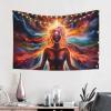 Baxozud The Power of Meditation Tapestry Home decoration Tapestry Psychedelic Tapestry Wall hanging Bedding Tapestry view 1