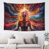 Baxozud The Power of Meditation Tapestry Home decoration Tapestry Psychedelic Tapestry Wall hanging Bedding Tapestry view 3