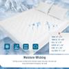 Twin Mattress Pad Cooling & Breathable - Deep Pocket (18-22 Inches), Breathable & Smooth Twin Mattress Topper for Hot Sleepers, Fitted Bed Mattress Cover for Ultimate Comfort,White view 3