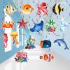36Pcs Sea Animals Tropical Fish Hanging Swirl Under The Sea Party Birthday Decor Ocean Themed Party Swirls Streamers Supplies for Boys Girls Kids Mermaid Creatures Baby Shower Decorations view 1