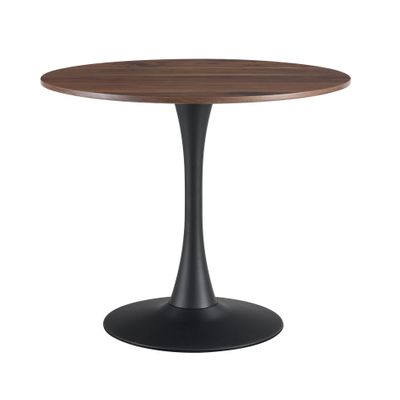 32" Tulip Round Table, 2-4 Person Dining Table, Metal Base Dining Table, Modern end Table Casual Coffee Table