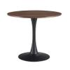 32" Tulip Round Table, 2-4 Person Dining Table, Metal Base Dining Table, Modern end Table Casual Coffee Table view 1
