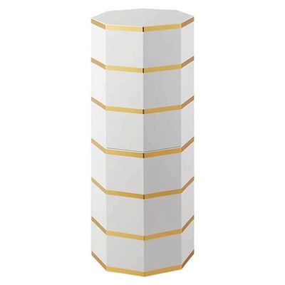 LIOONS Round Shoe Racks Creative 360 Rotation Shoe Organizer Cylindrical Metal Shoe Shelf Space Saving Decoration Shoe Cabinet