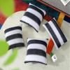 AmHoo Pack of 2 Farmhouse Stripe Check Throw Pillow Covers Set Case Cotton Linen Decorative Pillowcases Cushion Cover for Couch Bench Sofa 16x16Inch Black view 3