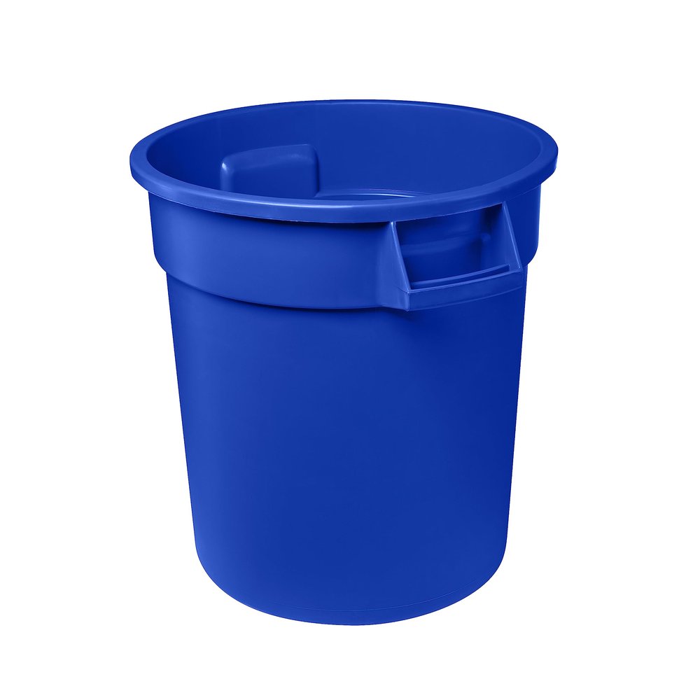 Zedfire 20 Gallon Blue Round Commercial Trash Can/Ingredient Bin, Ingredient Storage Bin, Commercial Storage Bins, Round Food Storage Container for Kitchen/Food Prep/Storing, Kitchen Trash Can