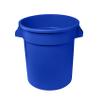 Zedfire 20 Gallon Blue Round Commercial Trash Can/Ingredient Bin, Ingredient Storage Bin, Commercial Storage Bins, Round Food Storage Container for Kitchen/Food Prep/Storing, Kitchen Trash Can view 2