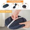 Bemkoo Navy Blue Durable Foldable Laundry Hamper, 22.8 x 14.2 x 14.2 inches view 2