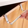 Andy's Orchids 2 Pcs Towels Holder, Stainless Steel Over Door Hook, Multi-Functional Cabinets Storage Rack, Extendable Storage Shelf Cupboard Hanger for Kitchen Bathroom view 3