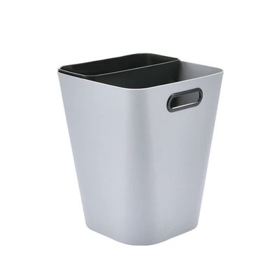 Garbage Can Dry and Wet Separation Trash Can Household Bathroom Living Room Dual-use Classification Garbage Cans Without Cover, Kitchen Sorting Trash Cans Wastepaper Basket (Color : Brass)