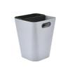 Garbage Can Dry and Wet Separation Trash Can Household Bathroom Living Room Dual-use Classification Garbage Cans Without Cover, Kitchen Sorting Trash Cans Wastepaper Basket (Color : Brass) view 1