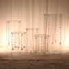 Balsa Circle 5 Clear Cylinder Acrylic Stands Display Boxes Pedestal Riser Columns Wedding Party Events Reception Decorations Supplies view 2