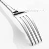 Hammered Silverware Set 80-Piece Stainless Steel Flatware Set for 16,Premium 18/10 Food-Grade Tableware Cutlery Set, Utensil Sets for Home Restaurant Mirror Finish, Dishwasher Safe view 4