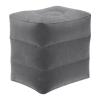 PATIKIL Travel Foot Rest Pillow, Inflatable Foot Rest Mat Adjustable 3 Layers Height Sleep Flights Leg Pillow for Airplane Train Office, Gray view 3