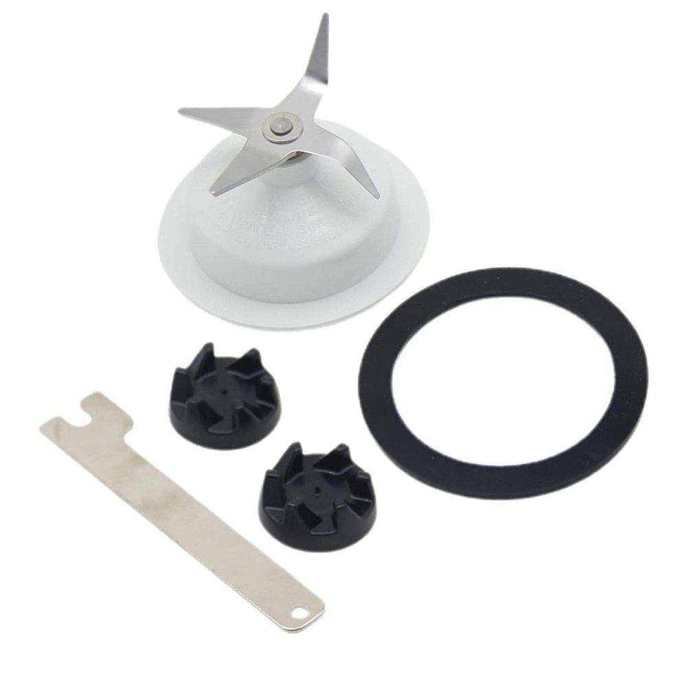 5 Pieces Ice Crushing Blade Replacement Parts with 2 Gaskets and Gears and Wrench for KSB5 & KSB52 9704291 Mixer Food Processor Juicer