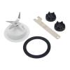 5 Pieces Ice Crushing Blade Replacement Parts with 2 Gaskets and Gears and Wrench for KSB5 & KSB52 9704291 Mixer Food Processor Juicer view 2