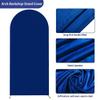Wokceer 6FT Wedding Arch Cover Spandex Fitted Wedding Arch Stand Covers Round Top Chiara Arch Backdrop Cover for Birthday Party Ceremony Banquet Decoration Royal Blue view 4
