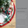 Elrene Home Fashions Villeroy & Boch Toy's Delight Holiday Christmas Tree Skirt, Round, 48" x 48" view 2
