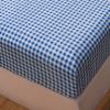 FCLDESHOP Easy to Change, Fold & Wash Sheet,Comfortable Skin-Friendly Cotton Checkered Mattress Topper, Girls Bedroom Printed Non-Slip Bed Cover Pillowcase,Garden,180 * 200cm (1pcs) view 2
