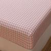FCLDESHOP Easy to Change, Fold & Wash Sheet,Comfortable Skin-Friendly Cotton Checkered Mattress Topper, Girls Bedroom Printed Non-Slip Bed Cover Pillowcase,Garden,180 * 200cm (1pcs) view 3