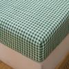 FCLDESHOP Easy to Change, Fold & Wash Sheet,Comfortable Skin-Friendly Cotton Checkered Mattress Topper, Girls Bedroom Printed Non-Slip Bed Cover Pillowcase,Garden,180 * 200cm (1pcs) view 4