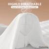 100% Terry Cotton Split Top King 30" Mattress Protector for Adjustable Bed- Flex Mattress Cover Ultra Soft Durable Waterproof Breathable Machine Washable Fitted Sheet Fits up to 21''Deep Pocket view 3
