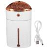 TOPINCN 1000Ml Small Desk Bedroom Travel Office Humidifier, Touch Control, USB Powered, Plastic, Automatic, 10 x 20.8 x 20.8cm, 14hrs Runtime view 1