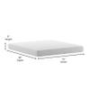 BizChair 8 Inch Green Tea Memory Foam Mattress - Charcoal Infused - Supportive Pressure Relief - CertiPUR-US Certified Foam - King Mattress in a Box view 2