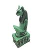 Bastet Cat Statue Green - Ancient Egypt Deity - Egyptian Goddess - Made in Egypt view 1