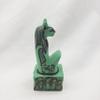 Bastet Cat Statue Green - Ancient Egypt Deity - Egyptian Goddess - Made in Egypt view 4
