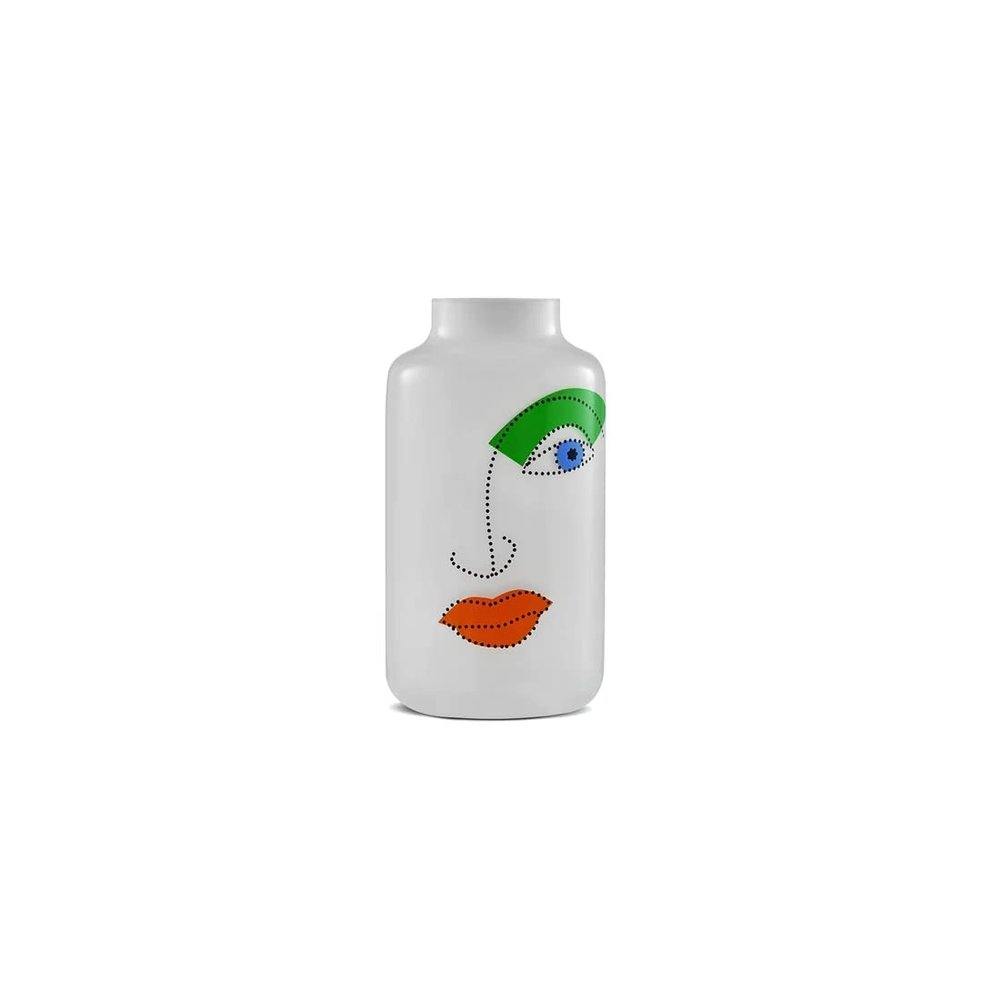 Nude Glass Mini Magnolia Rock & Pop Medium Vase (Orange Lips)
