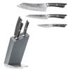 Cangshan NAKA Series X-7 Steel Forged HUA Knife Block Set (4-Piece) view 2