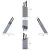 Cangshan NAKA Series X-7 Steel Forged HUA Knife Block Set (4-Piece) view 3