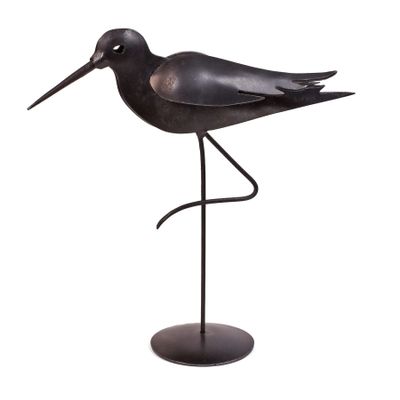 The Barrington Garage 9" Sandpiper Steel Sculpture, Handcrafted in Vermont