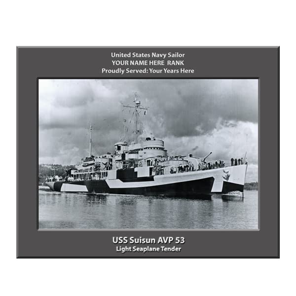 USS Suisun AVP-53 Personalized United States Navy Ship