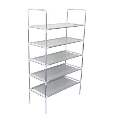 Cabilock Metal Shoes Rack, Light Grey, 1pc