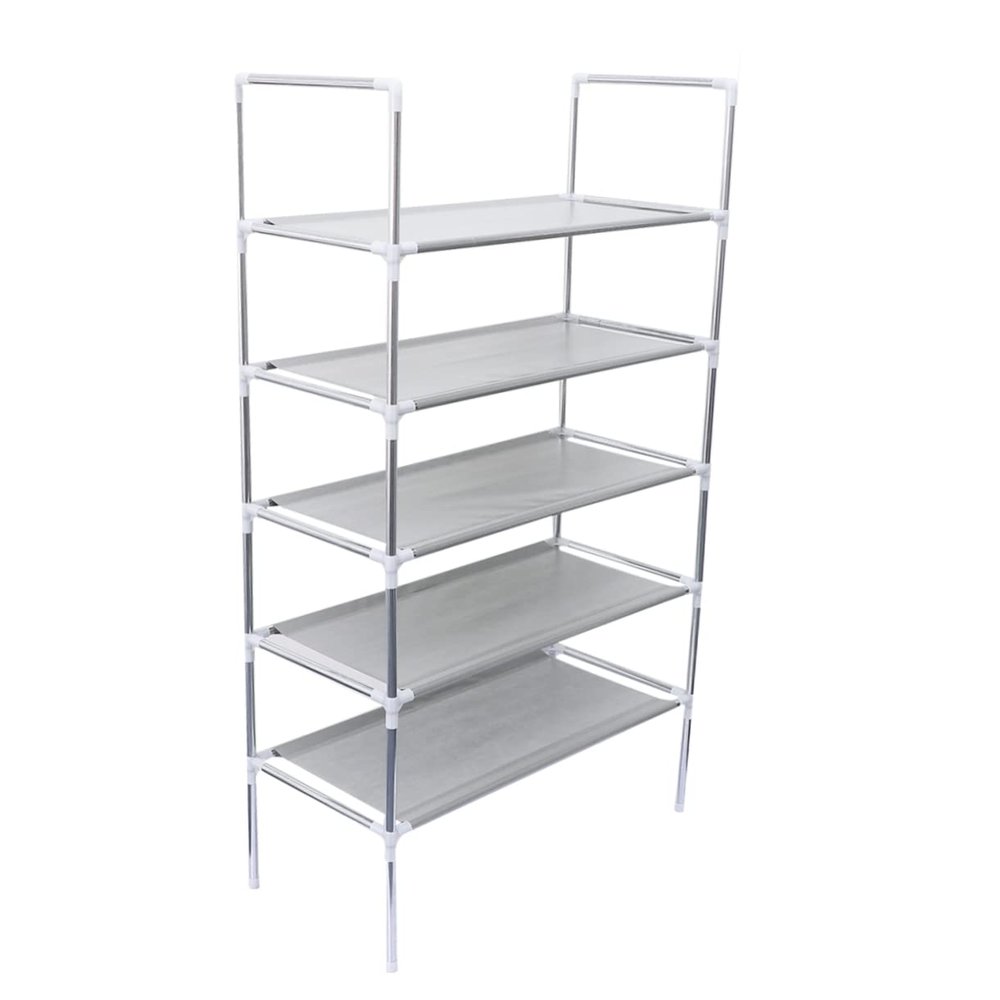 Cabilock Metal Shoes Rack, Light Grey, 1pc