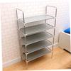 Cabilock Metal Shoes Rack, Light Grey, 1pc view 4
