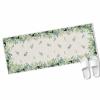 Eucalyptus Bathroom Runner Rug Bathmat Soft Bath Shower Bathtub Kitchen Door Mat,Washable Floor Doormat Area Bedroom Laundry Room Hallway Carpet,Country Rustic Green Leaves Flower Watercolor 20"x63" view 1
