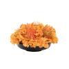 SUNESA Artificial Flowers 6.30Inch Artificial Plants,Orange Artificial Bonsai,Rustic Farmhouse Decor Faux Flower Planter with Black Vase Fake Flowers view 1