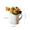 SUNESA Artificial Flowers 7.87Inch Fake Dandelions Flower Ball,Mini Artificial Plant, Yellow Artificial Flowers for Decoration(with Vase) Fake Flowers view 2