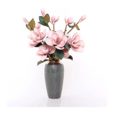 SUNESA Artificial Flowers 38.19Inch Artificial Flower Bouquet,Large Faux Flower Arrangement,Artificial Orchid with Vase,Decoration for Home Office Wedding Fake Flowers (Color : 1)