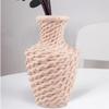 TATSEN Imitation Rattan Vase Table Flower Arrangement Container Living Room Nordic Style Vases for Home Decor Ornaments view 3
