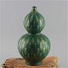 TATSEN Jingdezhen Antique Enamel Vase Green Glaze Gold Longevity Gourd Vase Old Antique Porcelain Antique Ornaments view 1